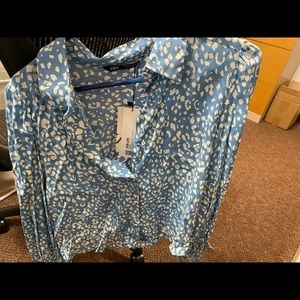 Patterned Zara top for sale